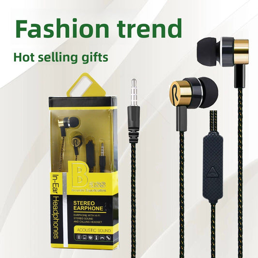 Wired Microphone 3.5mm In-Ear Sports Earphones