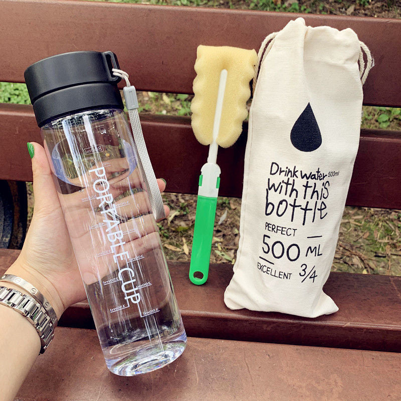 Portable Plastic Water Cup with Shockproof Design