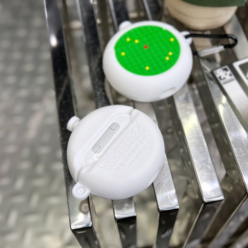 Cartoon Silicone AirPods Case with Hook