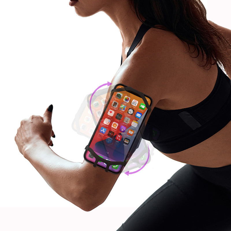 Adjustable Rotating Phone Arm Strap for Sports