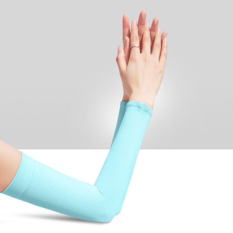 Ice Silk UV Protection Arm Sleeves for Outdoor Sports