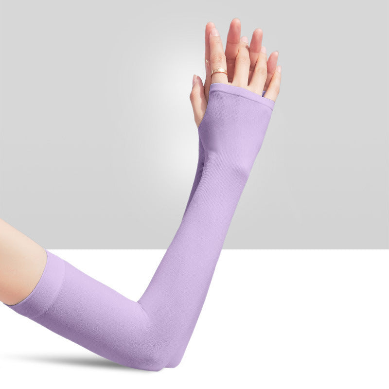 Ice Silk UV Protection Arm Sleeves for Outdoor Sports