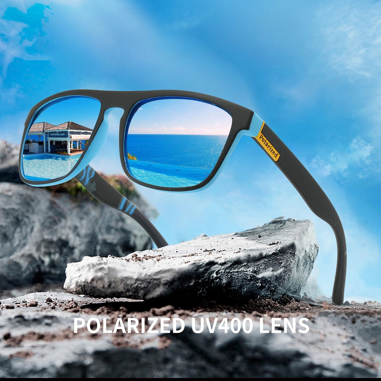 Men's Retro Polarized Sports Sunglasses UV400 Protection