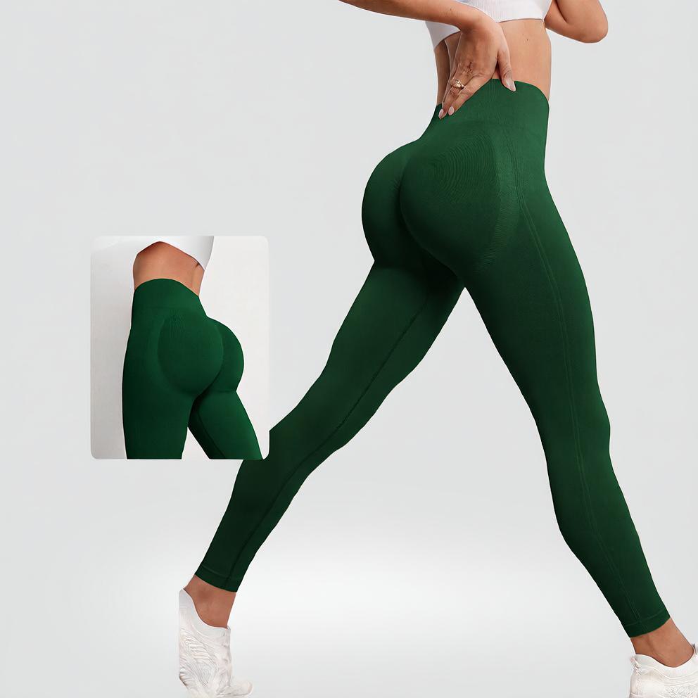 High waist hip lifting seamless yoga pants