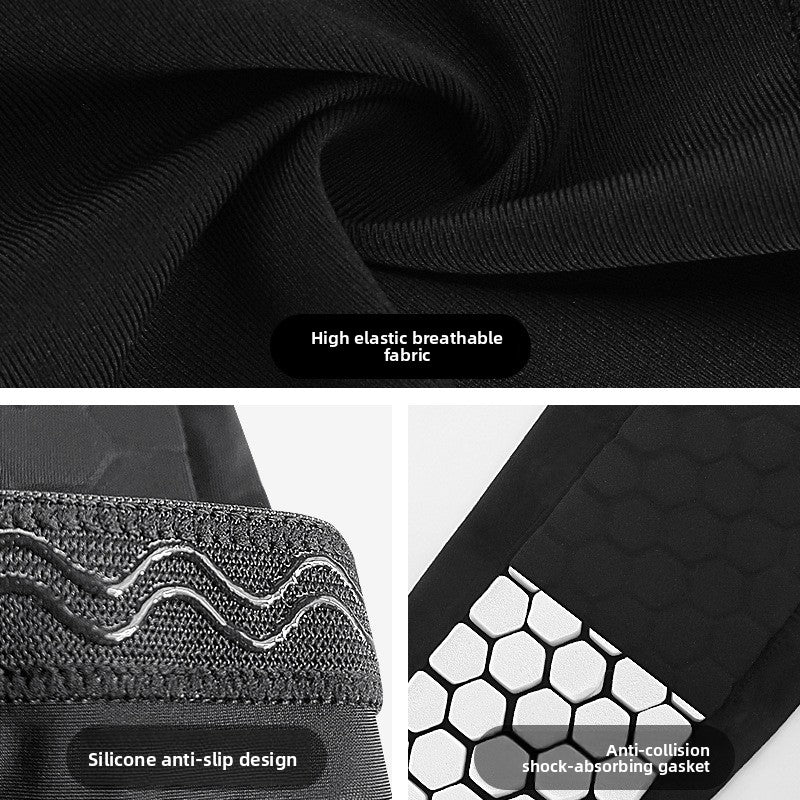 Breathable Honeycomb Sports Leg Guards for Running and Basketball