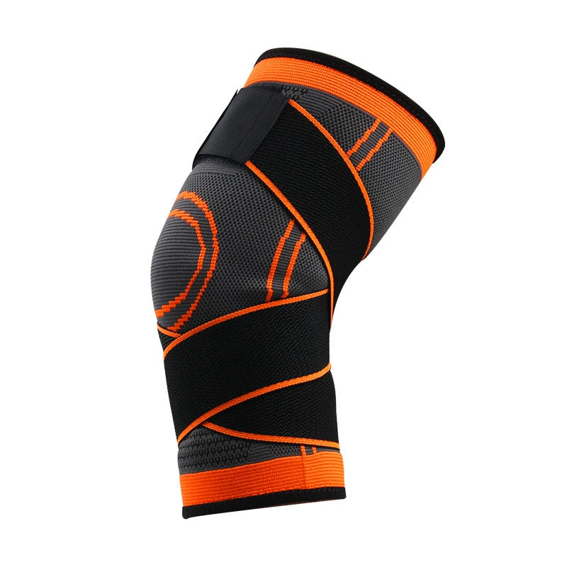 Strap Knee Pads Pressure Sports Fitness Men's Running Mountaineering Basketball Knee Pads Warm Nylon Sports Knee Pads Wholesale