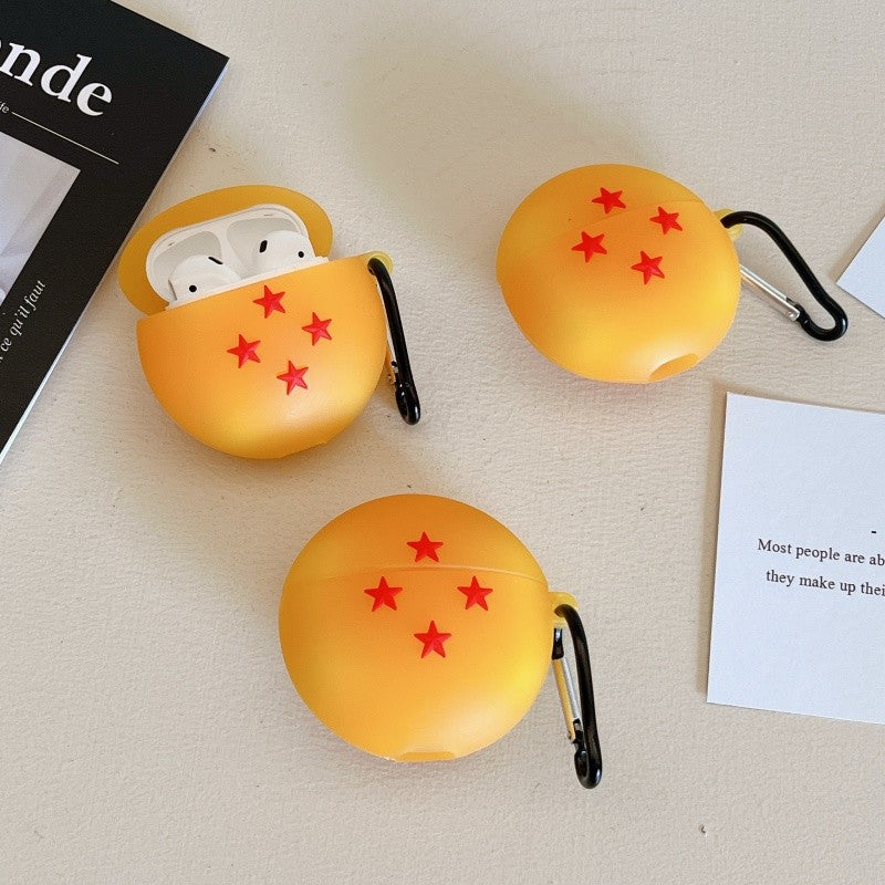 Cartoon Silicone AirPods Case with Hook