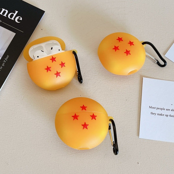 Cartoon Silicone AirPods Case with Hook