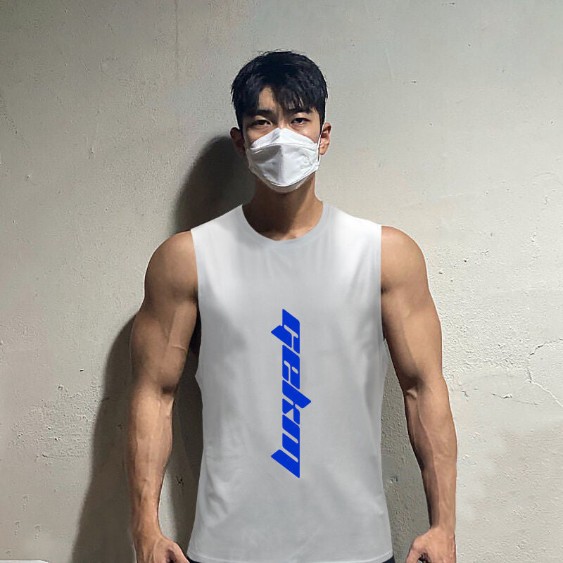 Running training waistcoat loose sports T-shirt quick-drying top