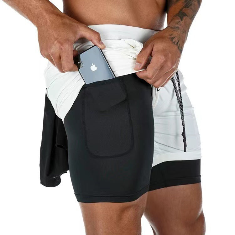 Breathable and quick-drying sports shorts