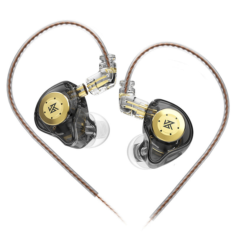 Headphones with microphone and control cable, in-ear sports headphones