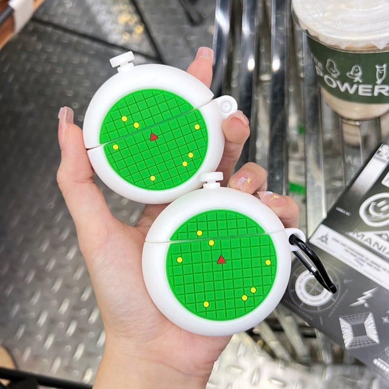 Cartoon Silicone AirPods Case with Hook