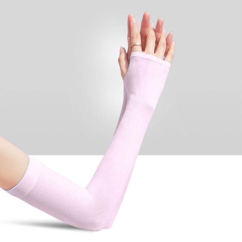 Ice Silk UV Protection Arm Sleeves for Outdoor Sports