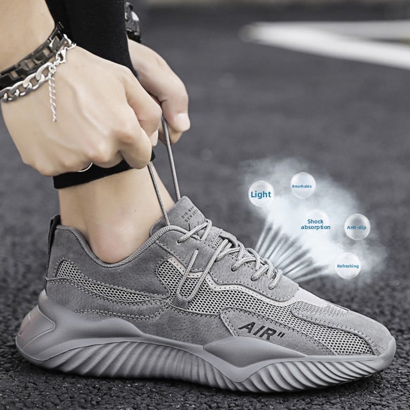 Breathable and odor-resistant mesh sports and casual shoes