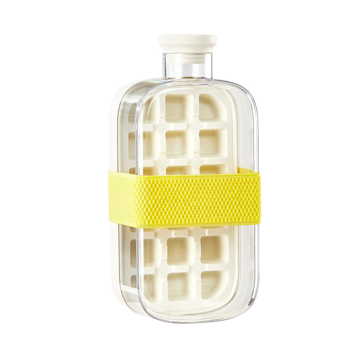 Cool Silicone Ice Tray with Straw - Multi-functional Water Bottle for Outdoor Fitness