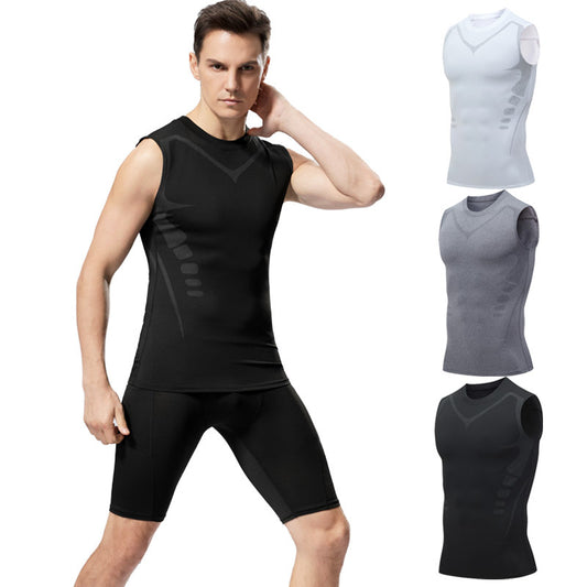 Men's Quick-Dry Fitness Vest for Running & Gym