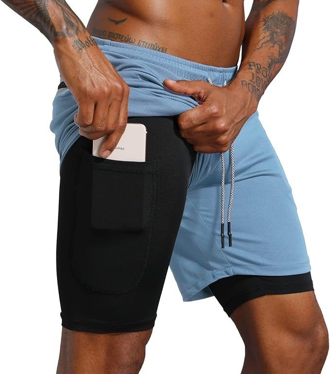 Breathable and quick-drying sports shorts