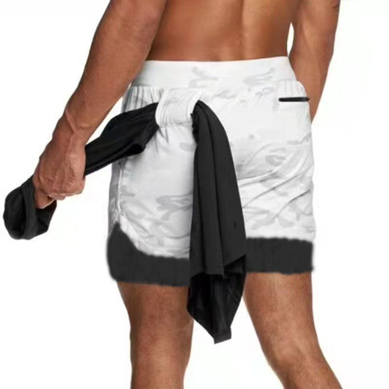 Breathable and quick-drying sports shorts