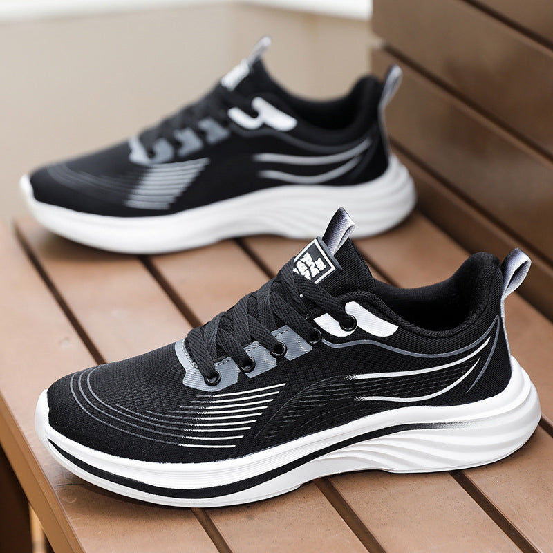Ice Silk Breathable Soft Sole Lightweight Sports Casual Shoes