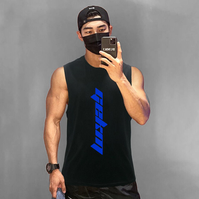 Running training waistcoat loose sports T-shirt quick-drying top