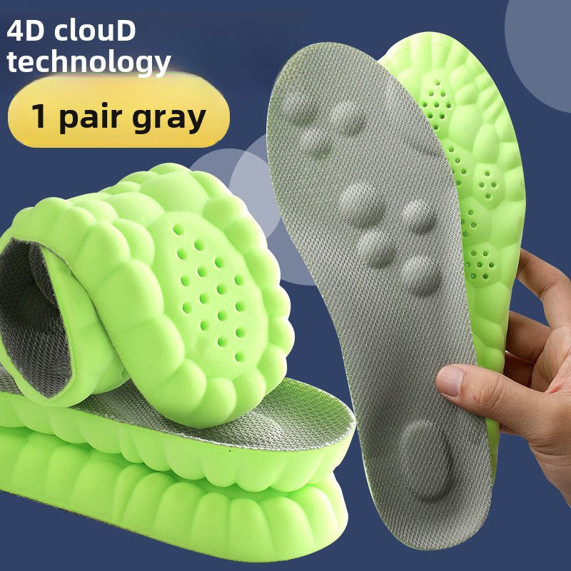 Antibacterial and deodorizing sports insoles