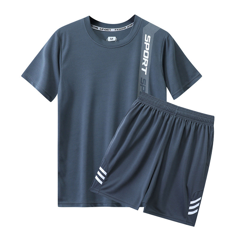 Men's and Women's Fitness Short-Sleeved Tops