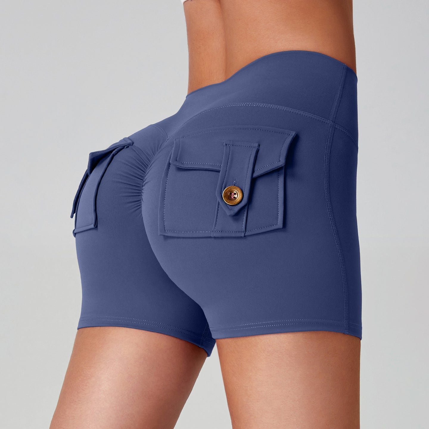High-Elastic Quick-Dry Yoga Fitness Shorts