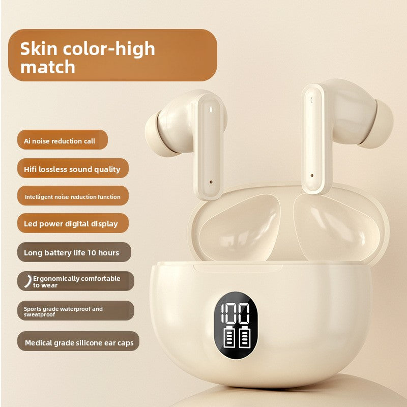 Wireless Bluetooth Headset Noise Cancelling Sports Earphones