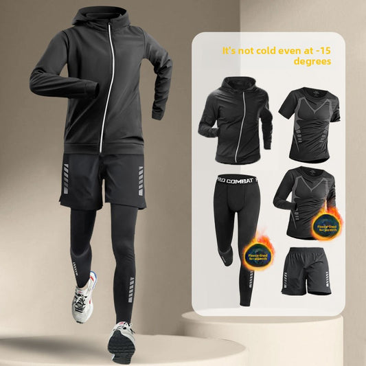 Thick-fabric warm-up suit, quick-drying clothes