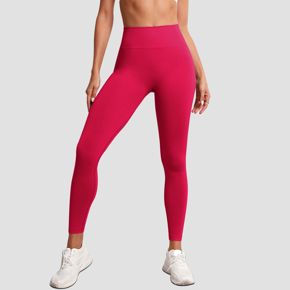 High waist hip lifting seamless yoga pants