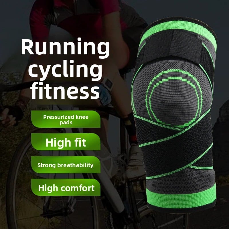 Strap Knee Pads Pressure Sports Fitness Men's Running Mountaineering Basketball Knee Pads Warm Nylon Sports Knee Pads Wholesale