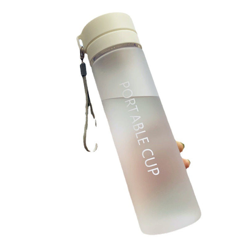 Portable Plastic Water Cup with Shockproof Design