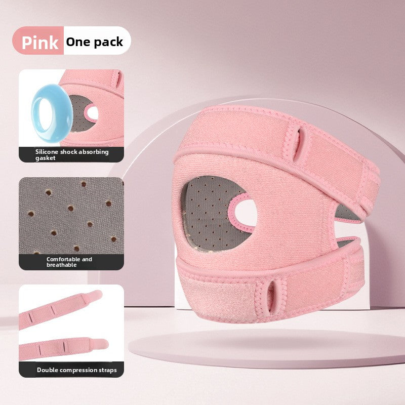 Silicone sports knee pads adjustable