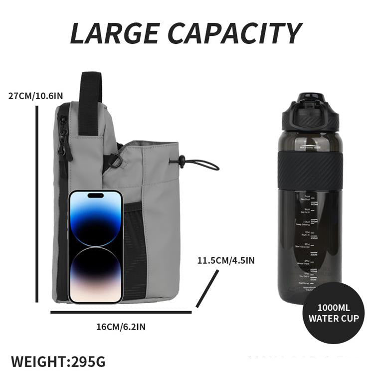 Magnetic water bottle bag