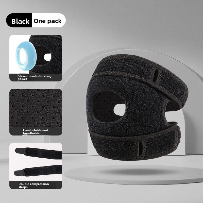 Silicone sports knee pads adjustable