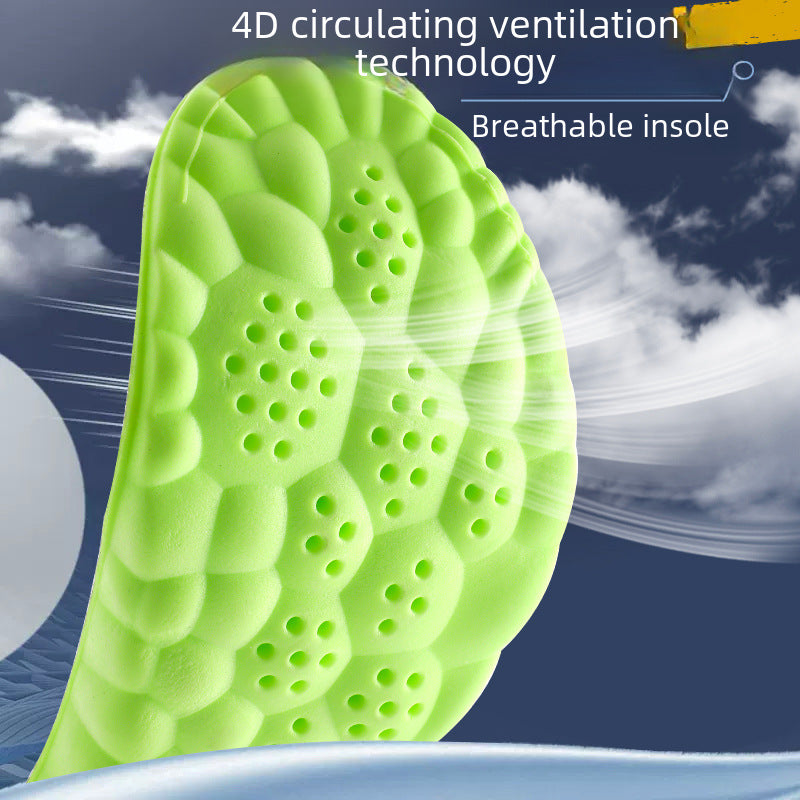 Antibacterial and deodorizing sports insoles