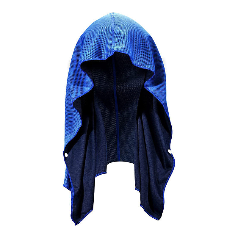 Cooling Sun Protection Sports Headwrap Buckle Quick Dry Outdoor Cooling Scarf Hooded Cover