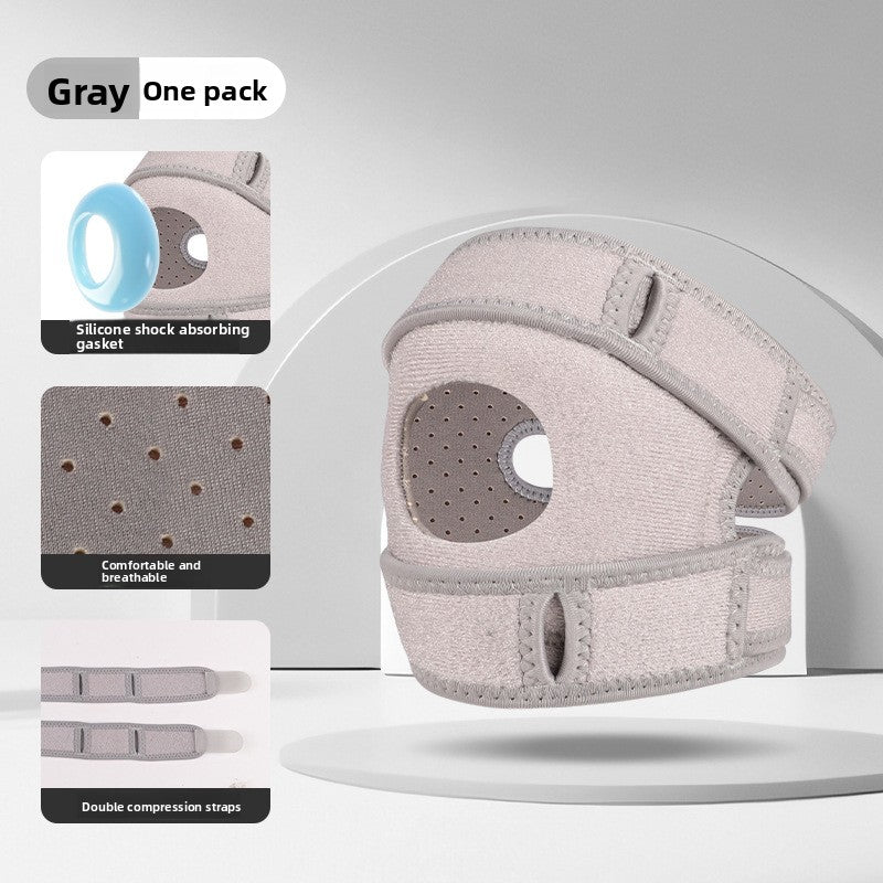 Silicone sports knee pads adjustable