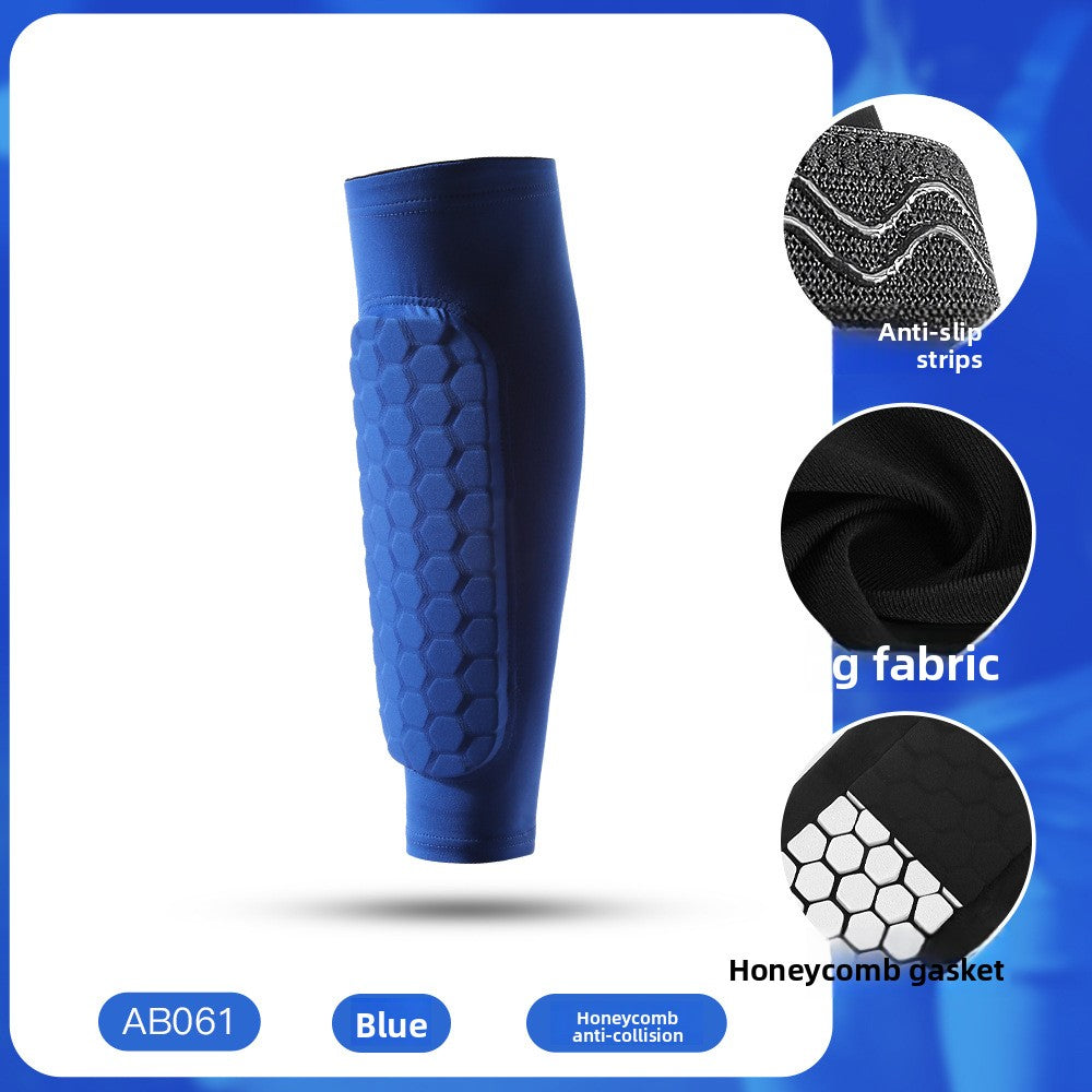 Breathable Honeycomb Sports Leg Guards for Running and Basketball