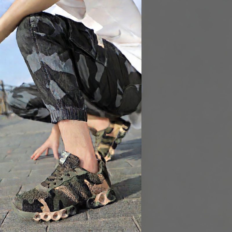 Breathable Camouflage Mesh Sports Shoes for Men