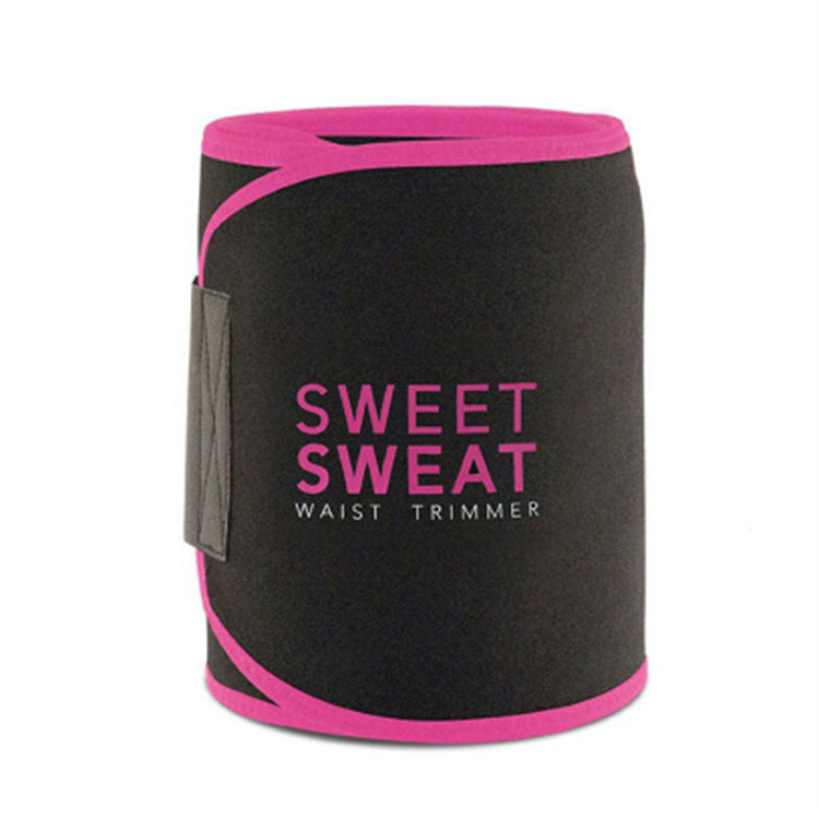 Sweat-inducing sports waist belt for men and women