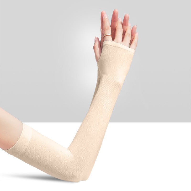 Ice Silk UV Protection Arm Sleeves for Outdoor Sports