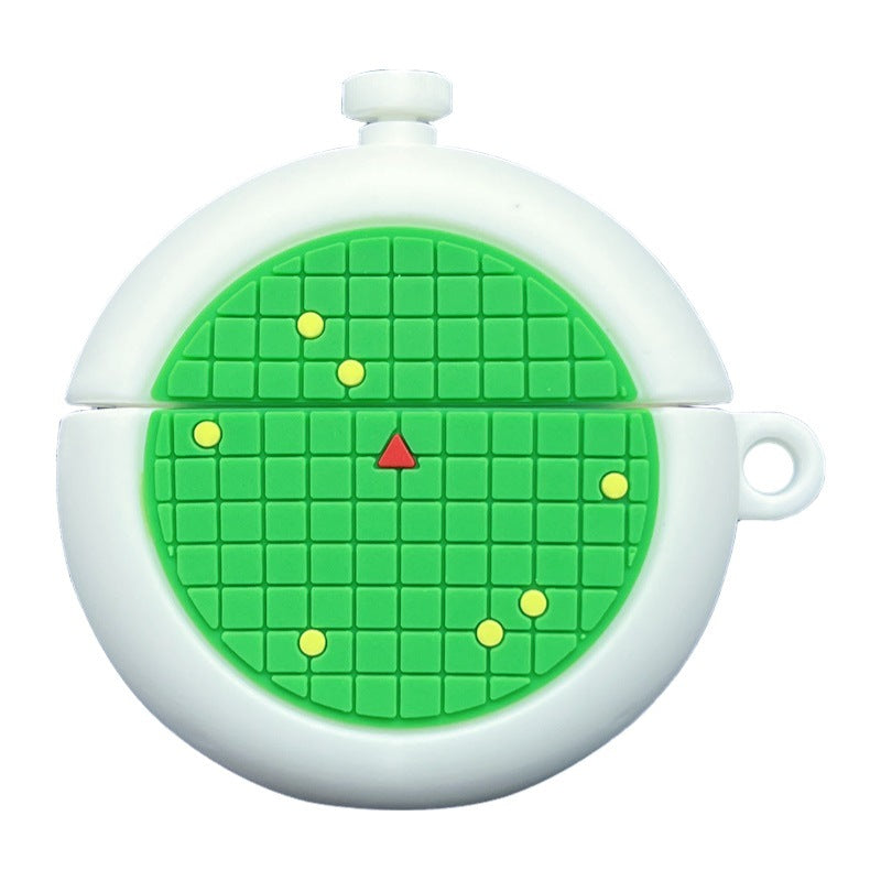 Cartoon Silicone AirPods Case with Hook