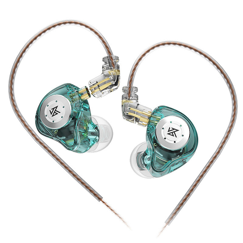 Headphones with microphone and control cable, in-ear sports headphones