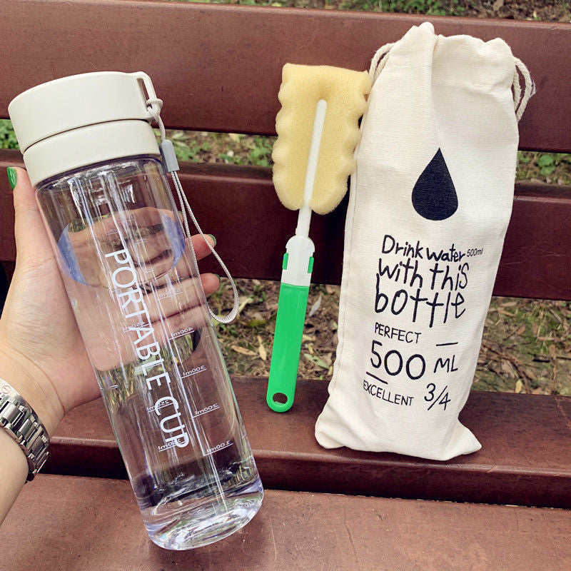 Portable Plastic Water Cup with Shockproof Design