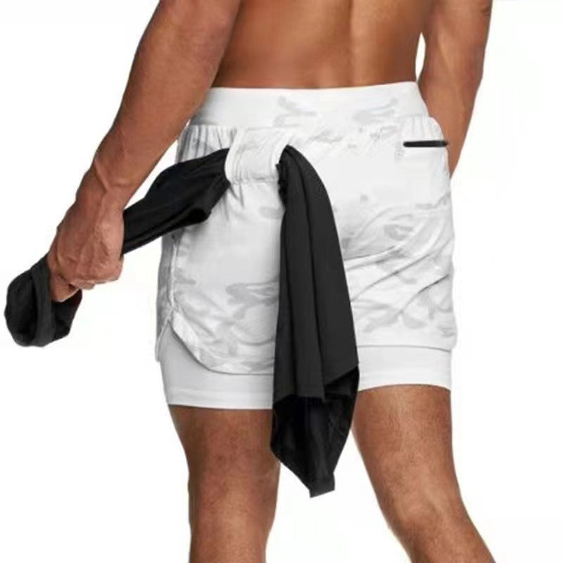 Breathable and quick-drying sports shorts