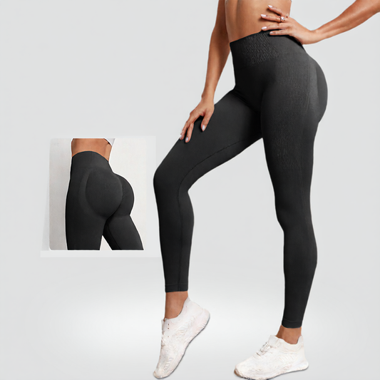 High waist hip lifting seamless yoga pants