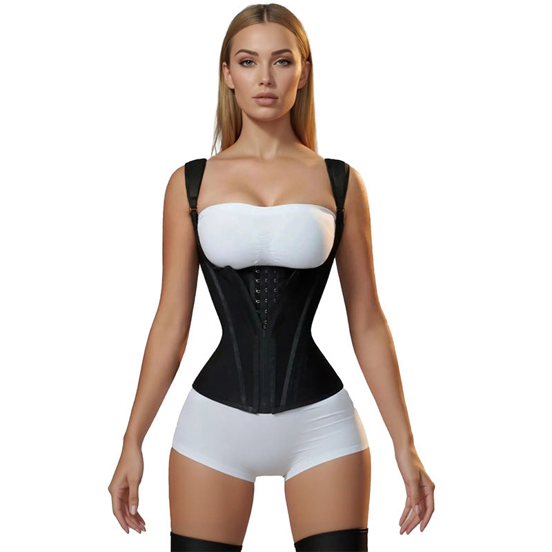 Corset-shaped fitness garment