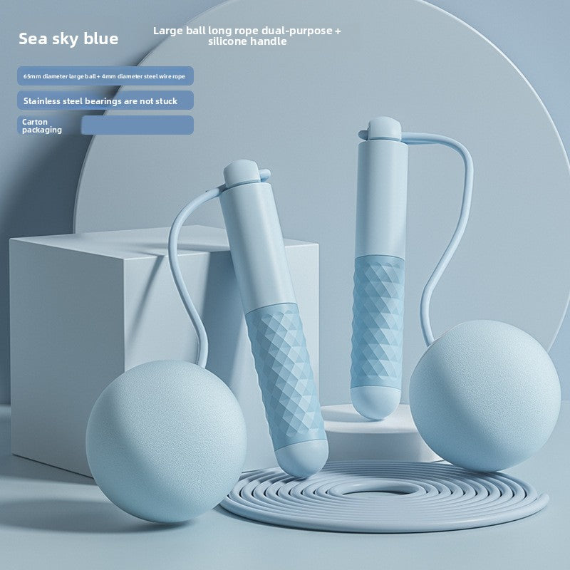 Intelligent electronic counting cordless skipping rope sports equipment