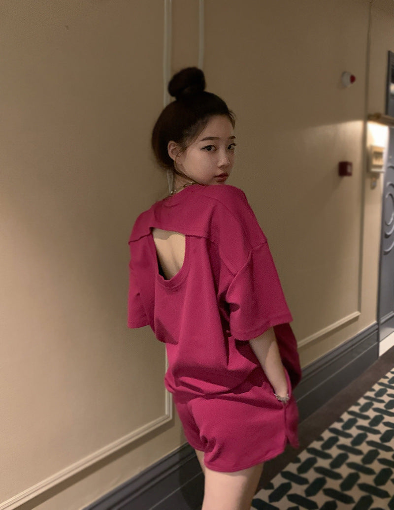 Short-Sleeved T-Shirt Sports Shorts